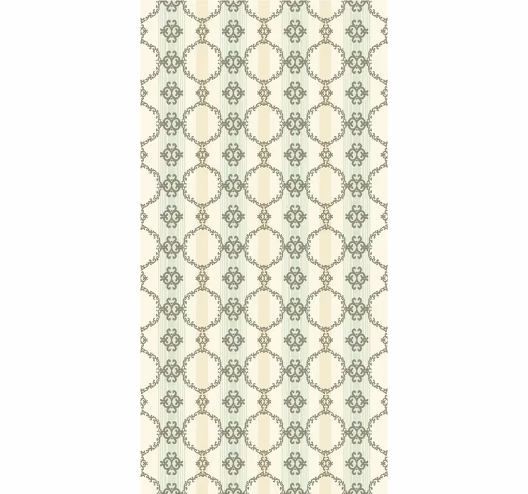 Elegnant circular Patterns tile wallpaper - TenStickers