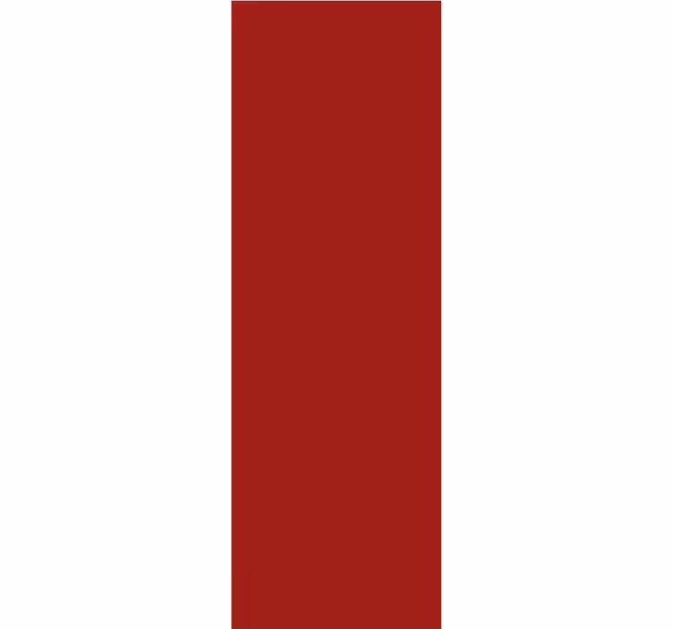 Red color wallpaper for wall - TenStickers