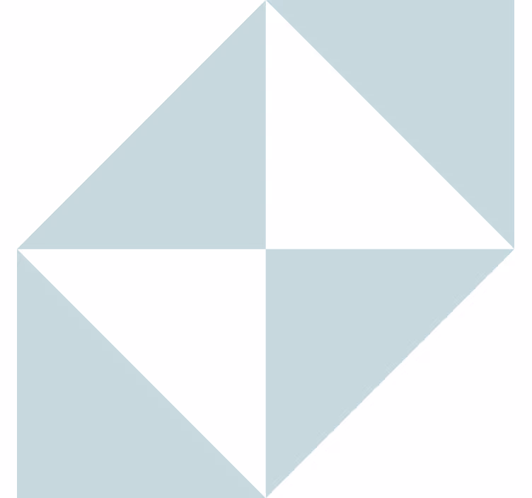 Blue triangles shapes wallpaper - TenStickers