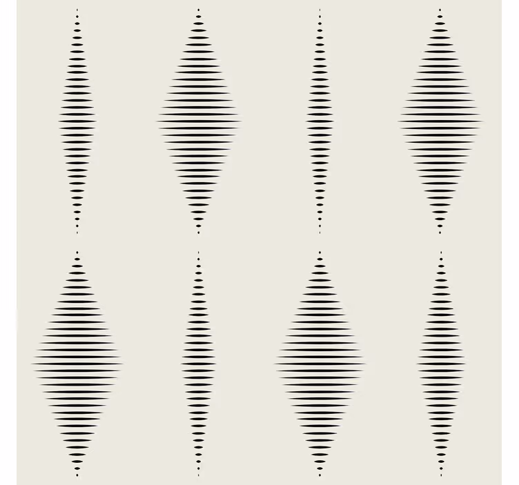 Rabaul Ikat shapes wallpaper - TenStickers