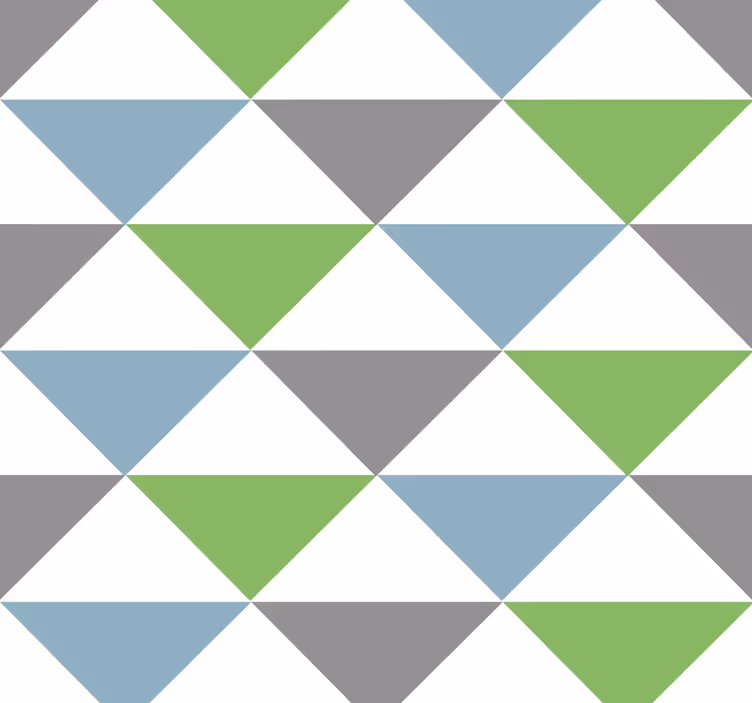 Colorful pastel triangles office wallpaper - TenStickers