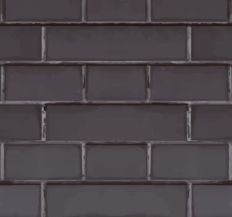 Textured Brick Facade brick wallpaper - TenStickers