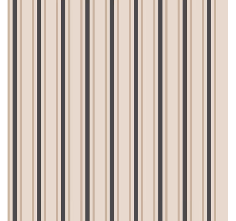 Black and beige colours vertical line wallpaper - TenStickers
