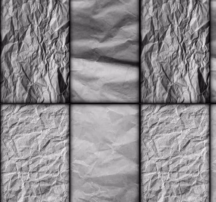 Crumpled Surface texture pattern wallpaper - TenStickers