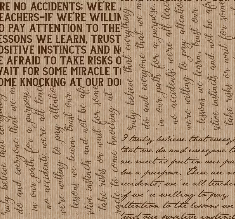 Inspirational Phrases letter wallpaper - TenStickers