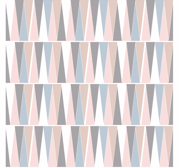 Scandinavian triangles modern wallpaper - TenStickers