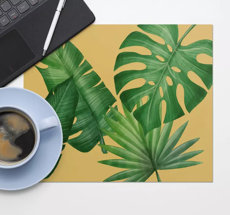 Big leaves mousepad original mouse pad - TenStickers
