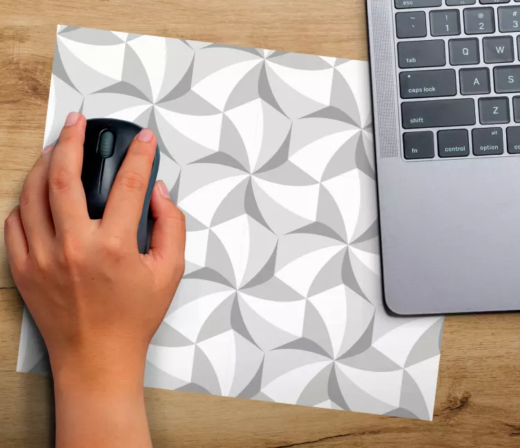 Contemporary cement tiles mouse pad patterns - TenStickers