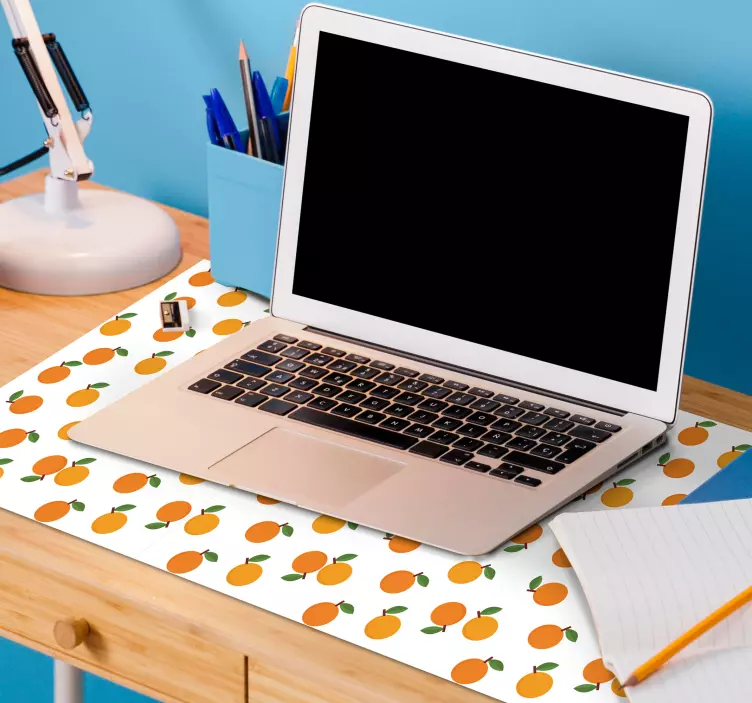 Fruit Orange Delight mouse pad pattern - TenStickers