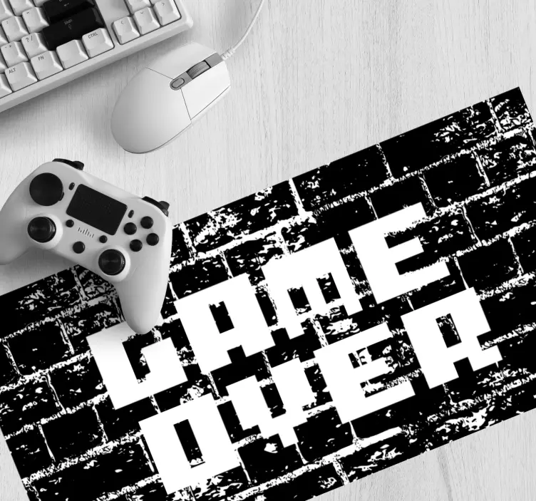Graffiti game over gaming mouse pad - TenStickers