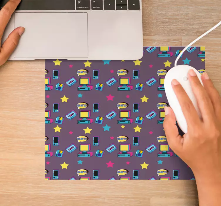 Original mouse pad colorful vintage designs - TenStickers