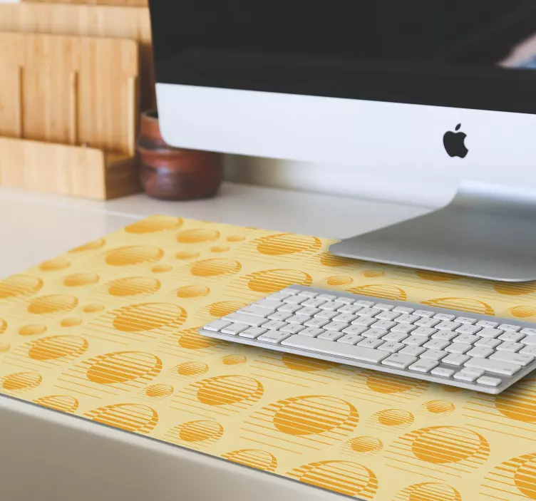 Retro Sun draw XXL mouse pad patterns - TenStickers