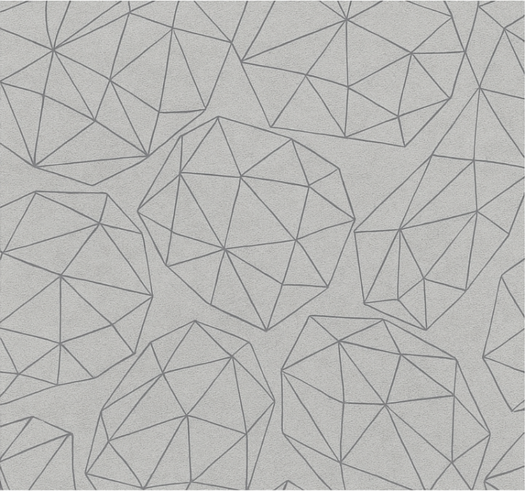 Gemstone silver gloss bathroom roller blind - TenStickers