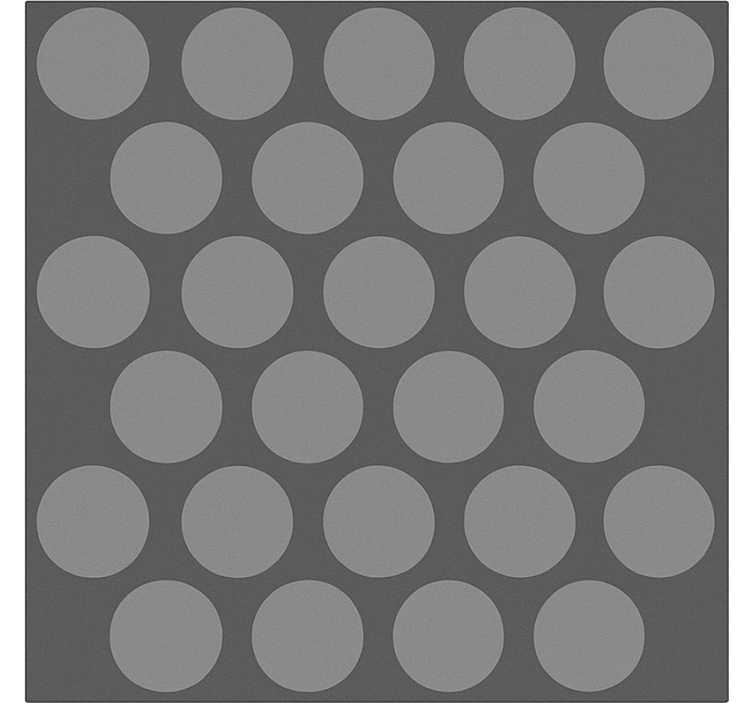 Textured grey circles  bathroom roller blind - TenStickers