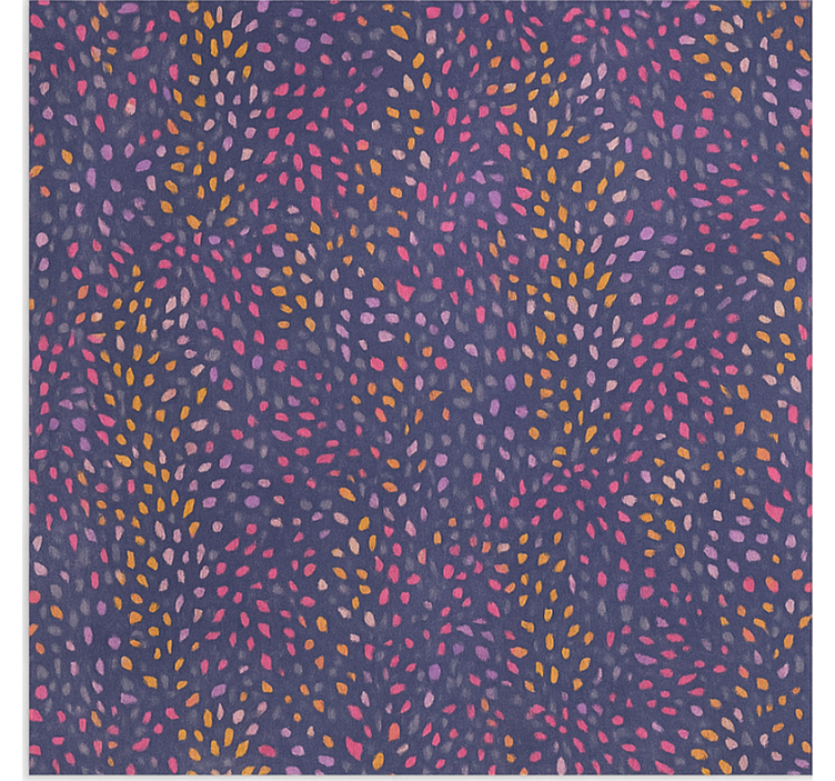 Abstract floral pattern master bedroom roller blind - TenStickers