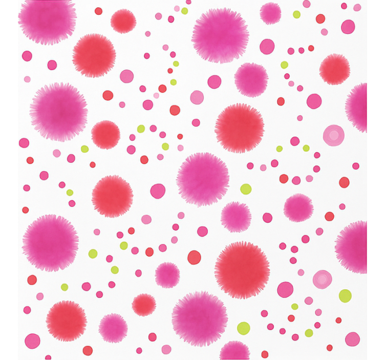 Pink Pop Pattern teenage bedroom roller blind - TenStickers