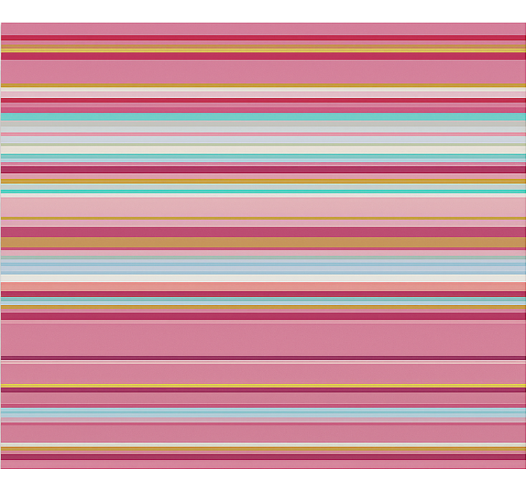 Pink Stripe Pattern teenage bedroom roller blind - TenStickers