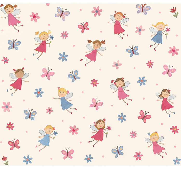 Happy little fairies teenage bedroom roller blind - TenStickers