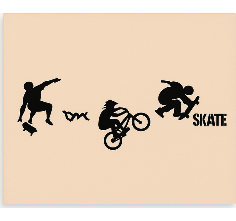 Skate BMX sport teenage bedroom roller blind - TenStickers