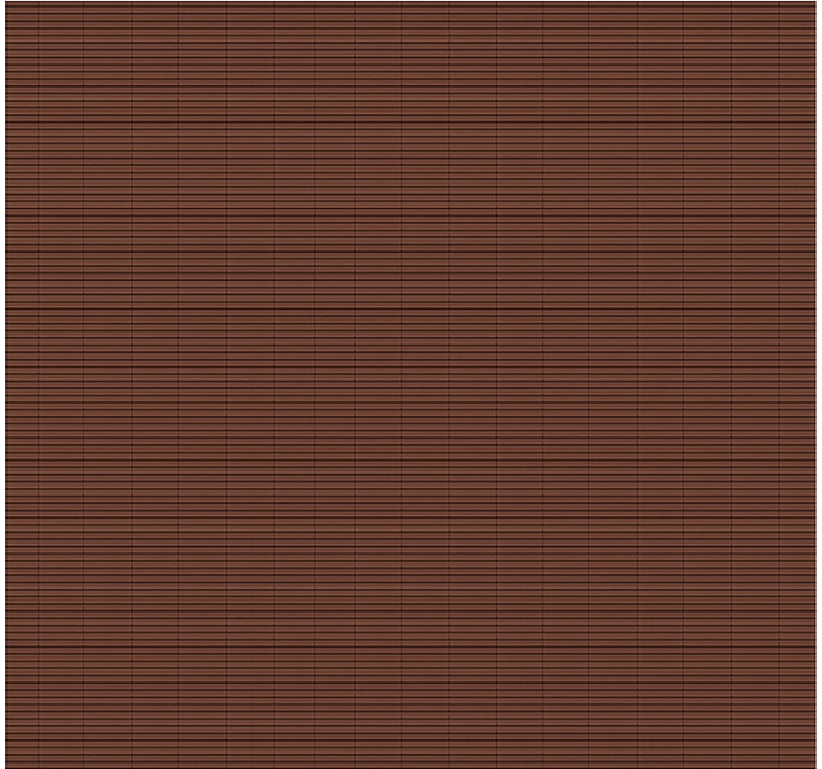 Chocolate brown bamboo effect  dining room roller blind - TenStickers