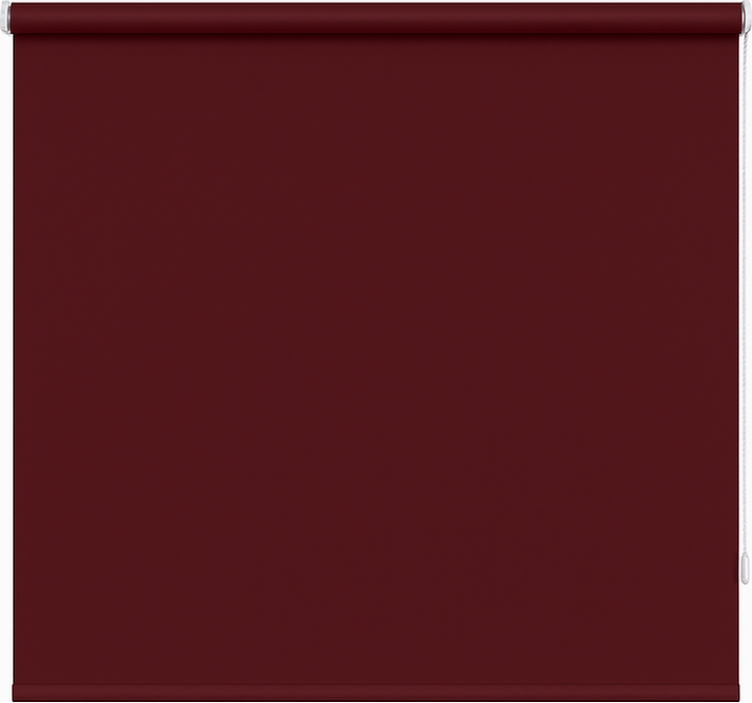 Deep maroon monocolour  dining room roller blind - TenStickers