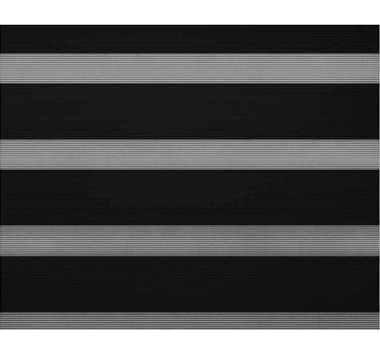 Black striped sheer office roller blind - TenStickers