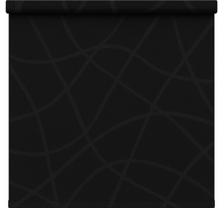 Soothing black office roller blind - TenStickers