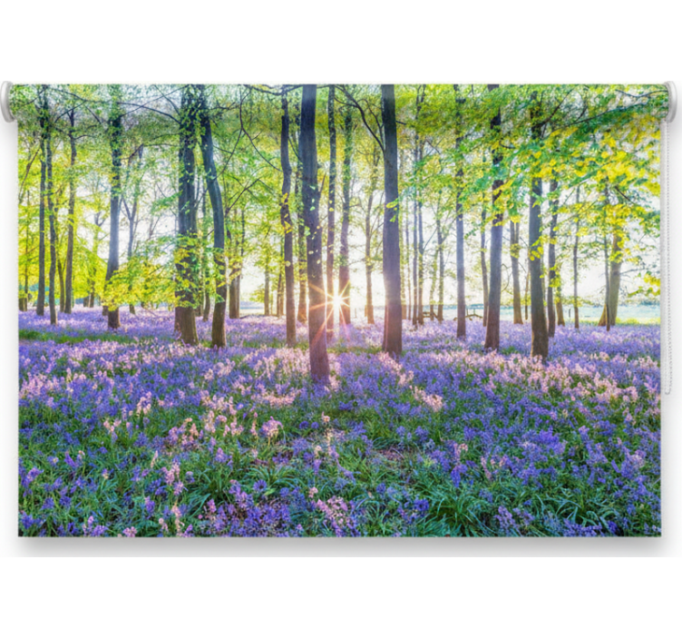 Tree roller blind inspired by nature's modernism - TenStickers