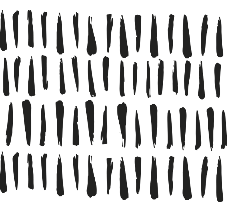 Bathroom roller blind in elegant black stripes - TenStickers