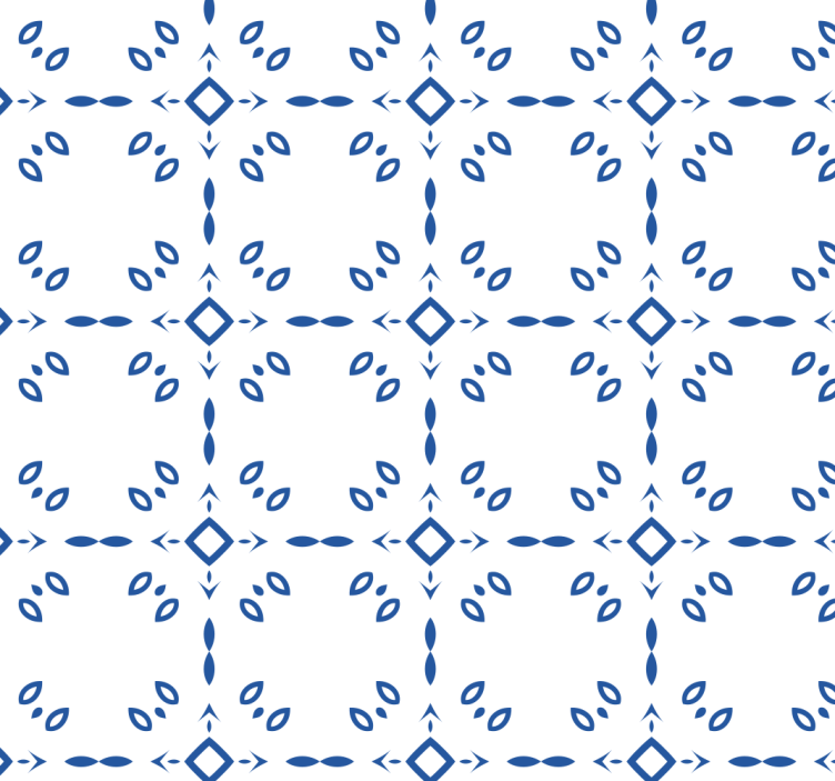 Bathroom roller blind with stylish geometric pattern - TenStickers