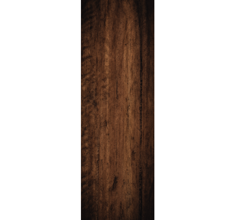 Home office roller blind dark wood texture - TenStickers