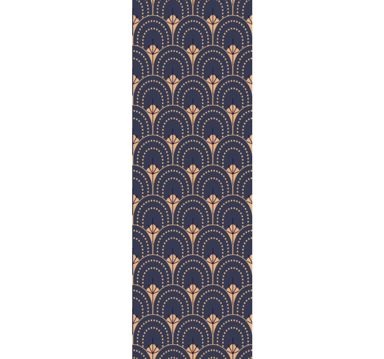 Home office roller blind ornate fan design - TenStickers