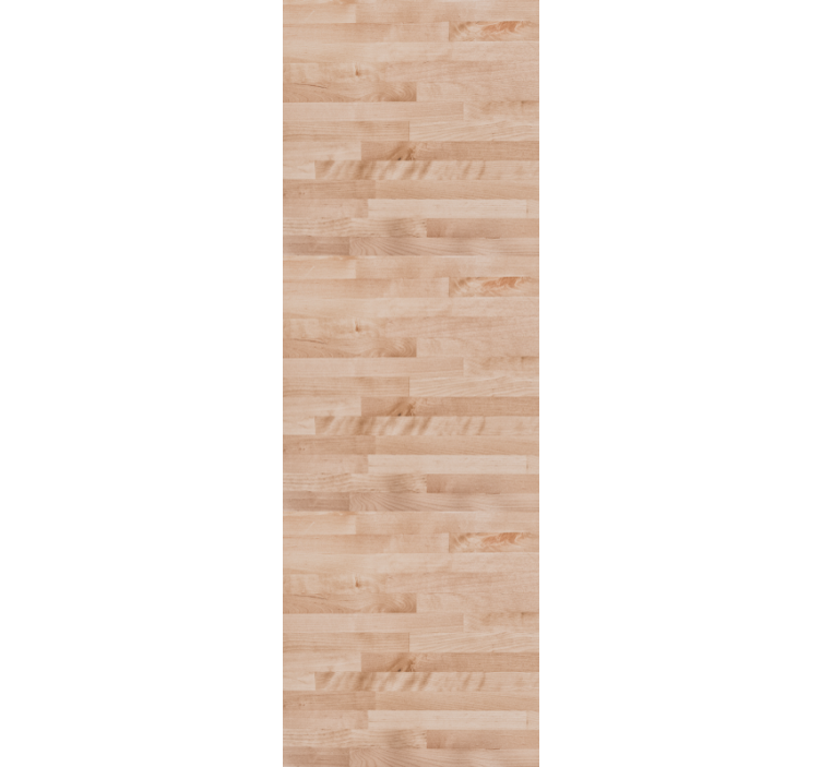 Home office roller blind elegant brown wood plank - TenStickers