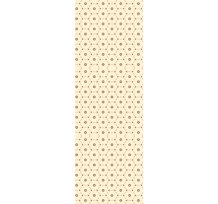 Home office roller blind abstract hexagon pattern - TenStickers