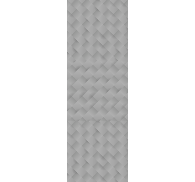 Home office roller blind in grey squares pattern - TenStickers