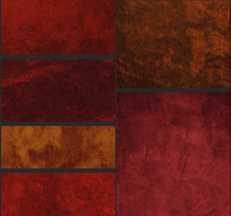 Home office roller blind textured patchwork design - TenStickers