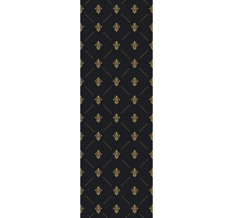 Elegant dark tiles kitchen roller blind - TenStickers