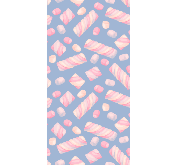 Kitchen roller blind marshmallow - TenStickers