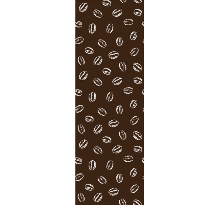 Kitchen roller blind coffee beans pattern - TenStickers