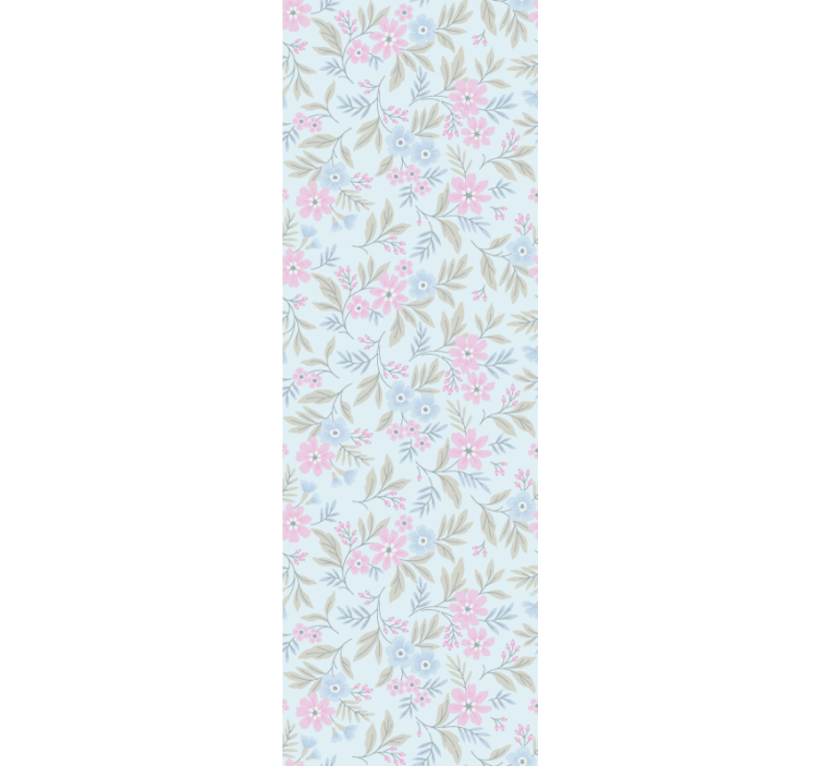 Shabby chic spring dining room roller blind - TenStickers