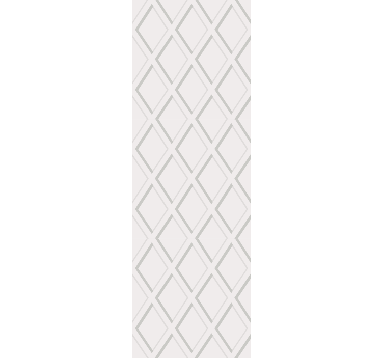 Dining room roller blind 3d rhombus hamptons pattern - TenStickers