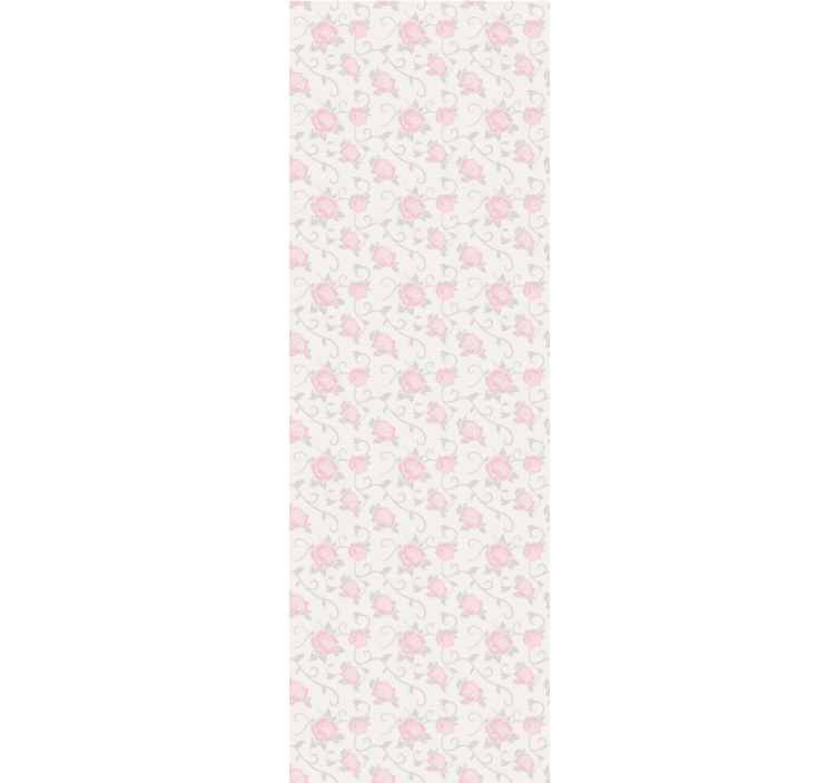 Little flowers vintage style dining room roller blind - TenStickers