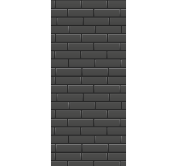 Dining room roller blind with concrete block texture - TenStickers