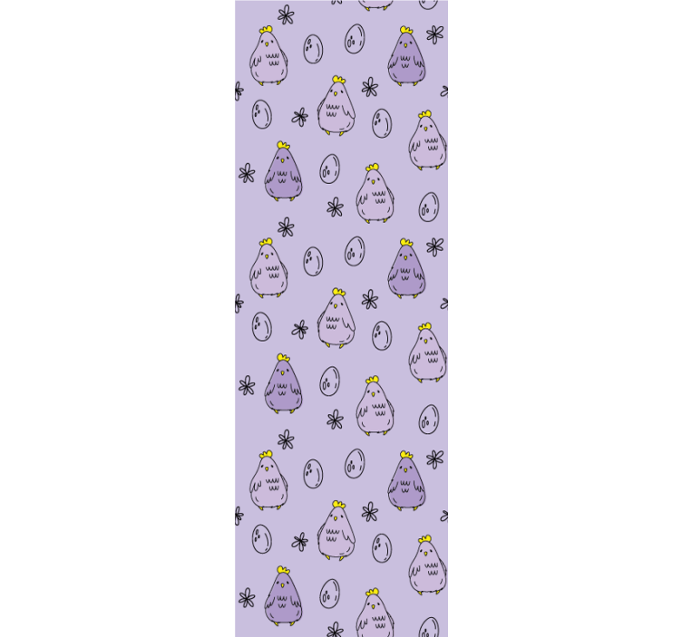 Chick pattern design children room roller blind - TenStickers