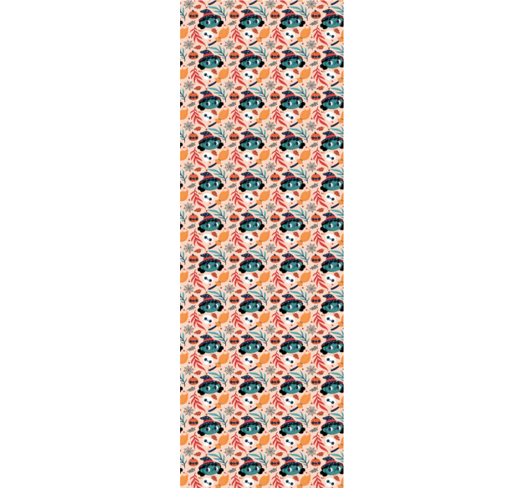 Children room roller blind halloween witch magic design - TenStickers