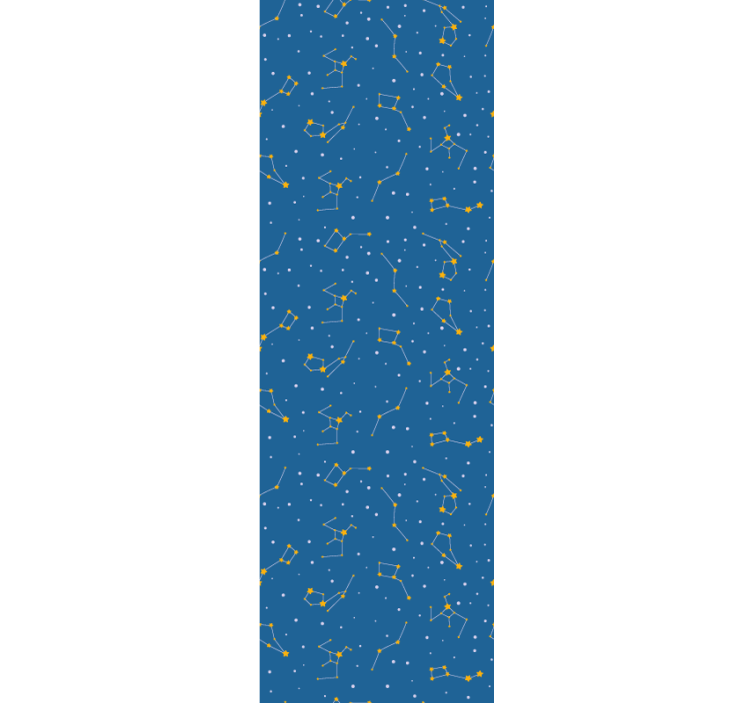 Children room roller blind constellations in the sky - TenStickers
