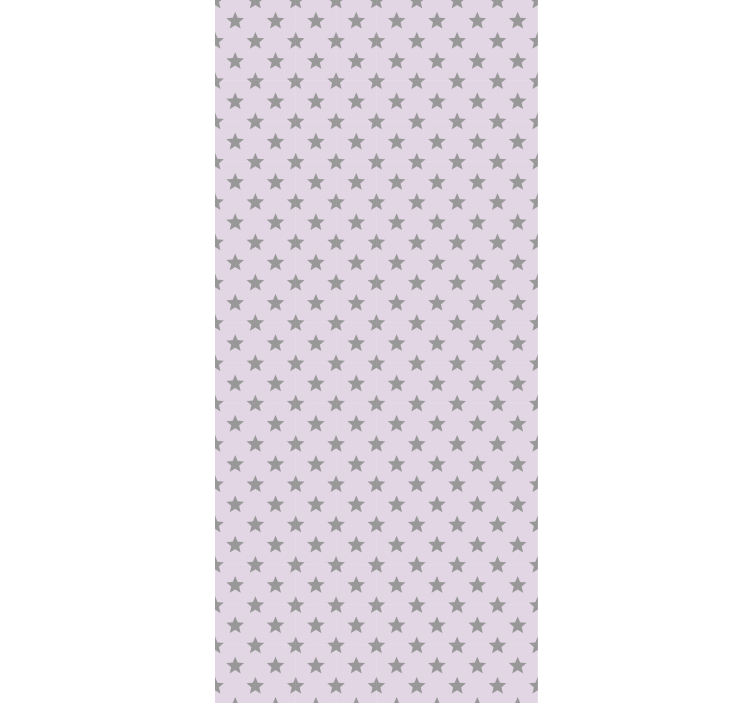 Children room roller blind gray stars pink background - TenStickers