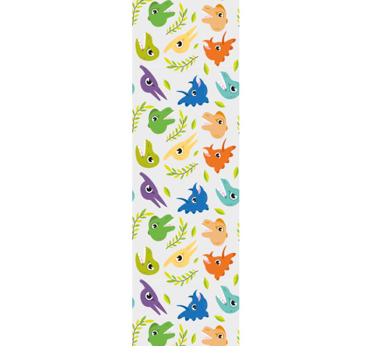 Children room roller blind retro game dinosaurs - TenStickers