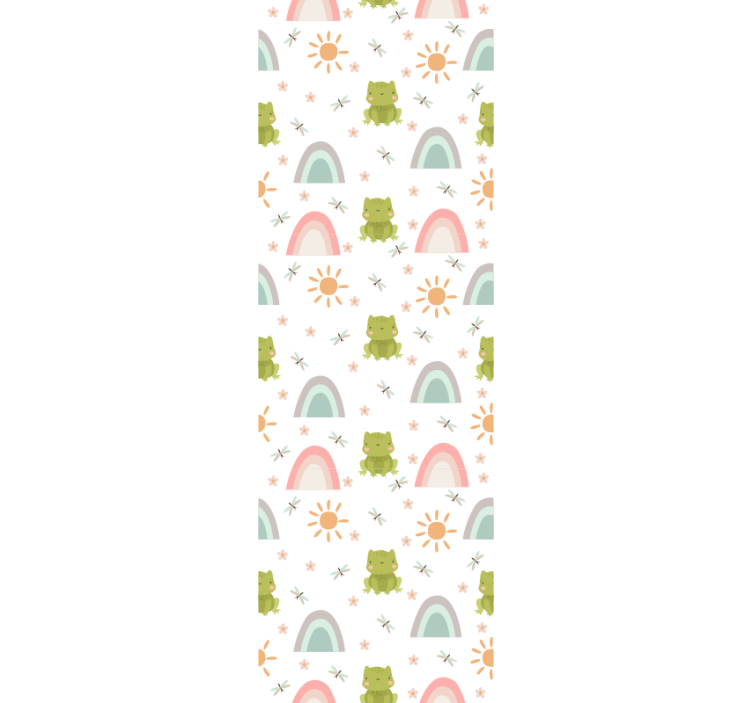 Children room roller blind cute frog cartoon design - TenStickers