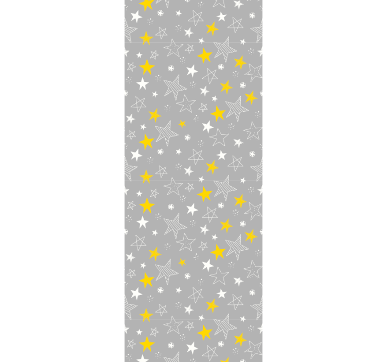 Children room roller blind in pantone stars design - TenStickers